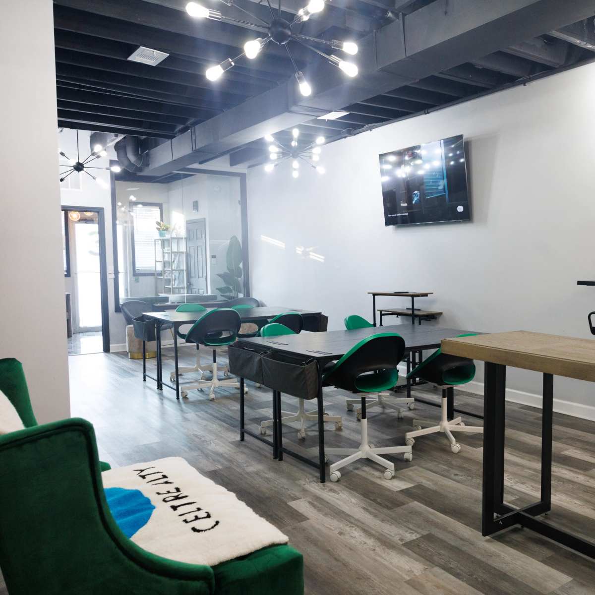 Modern and clean office space with private conference room., Kansas ...