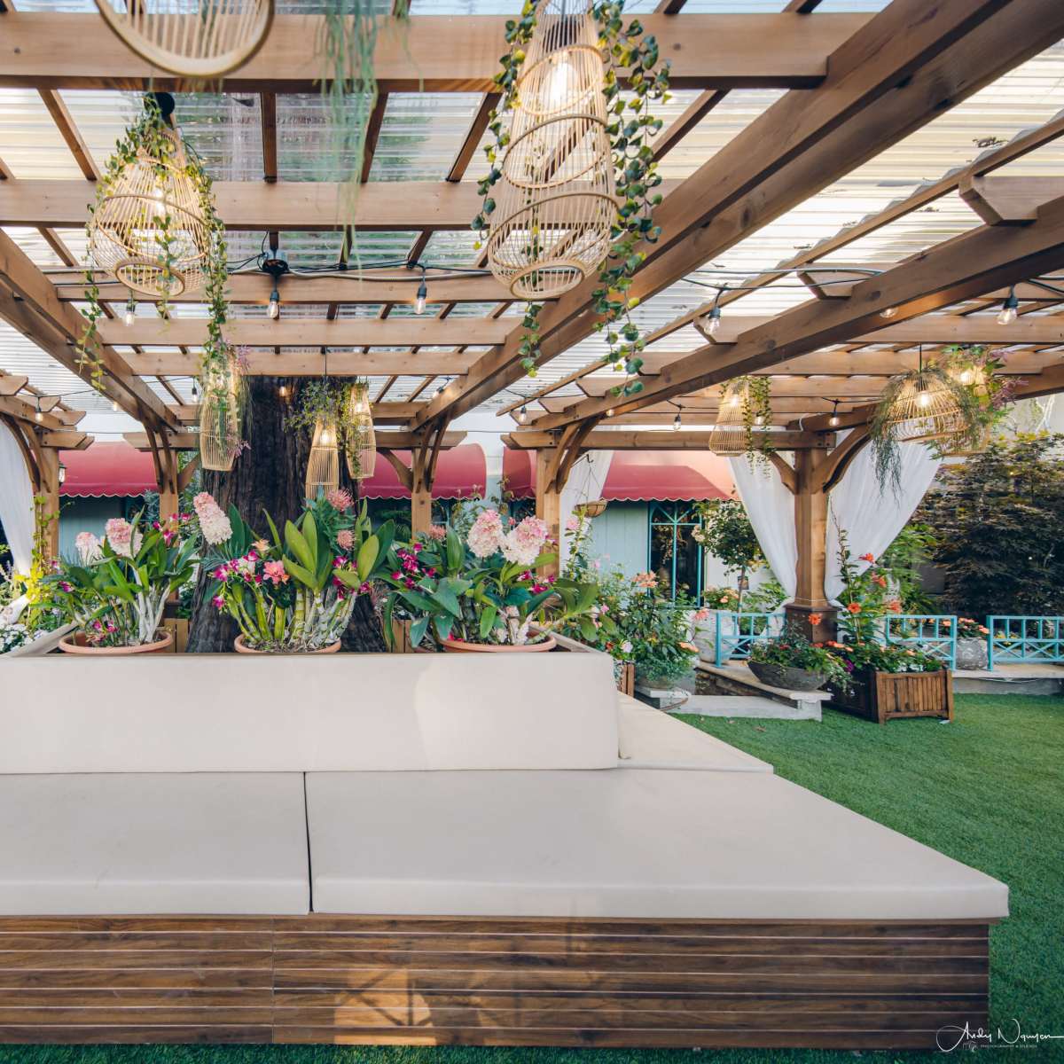 Urban Floral Event Space with Banquet Hall & Outdoor Garden Area in San Jose Image in Berryessa, San Jose, CA