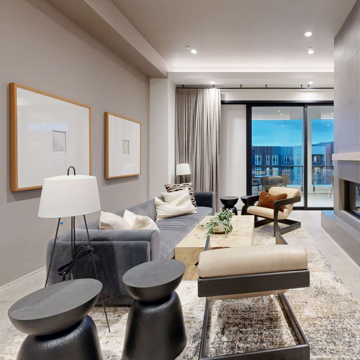 Contemporary Lounge with Spacious Seating, Dublin, CA | Production ...