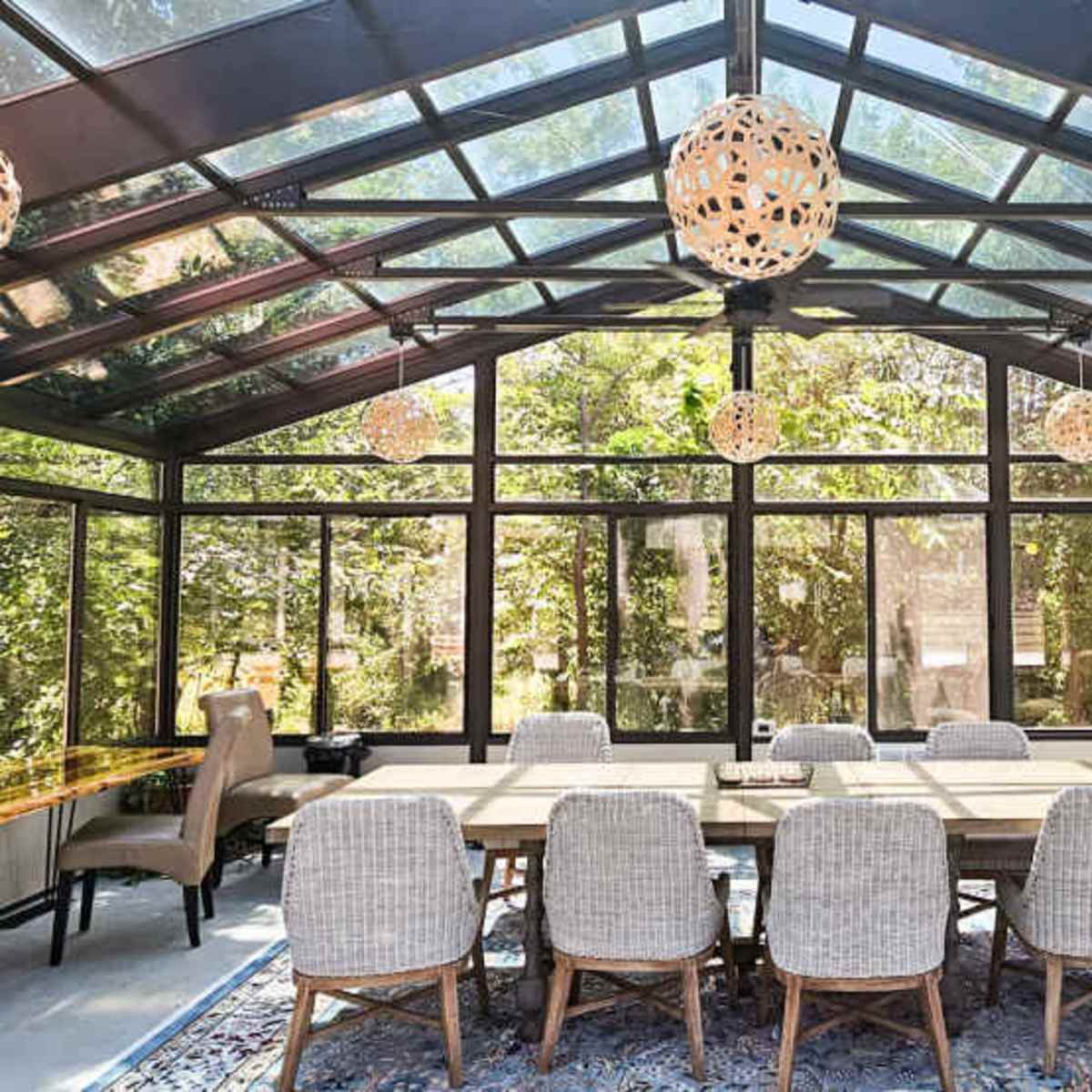 Glass Atrium in Enchanted Forest at The Ivy, Sperry, OK | Event | Peerspace