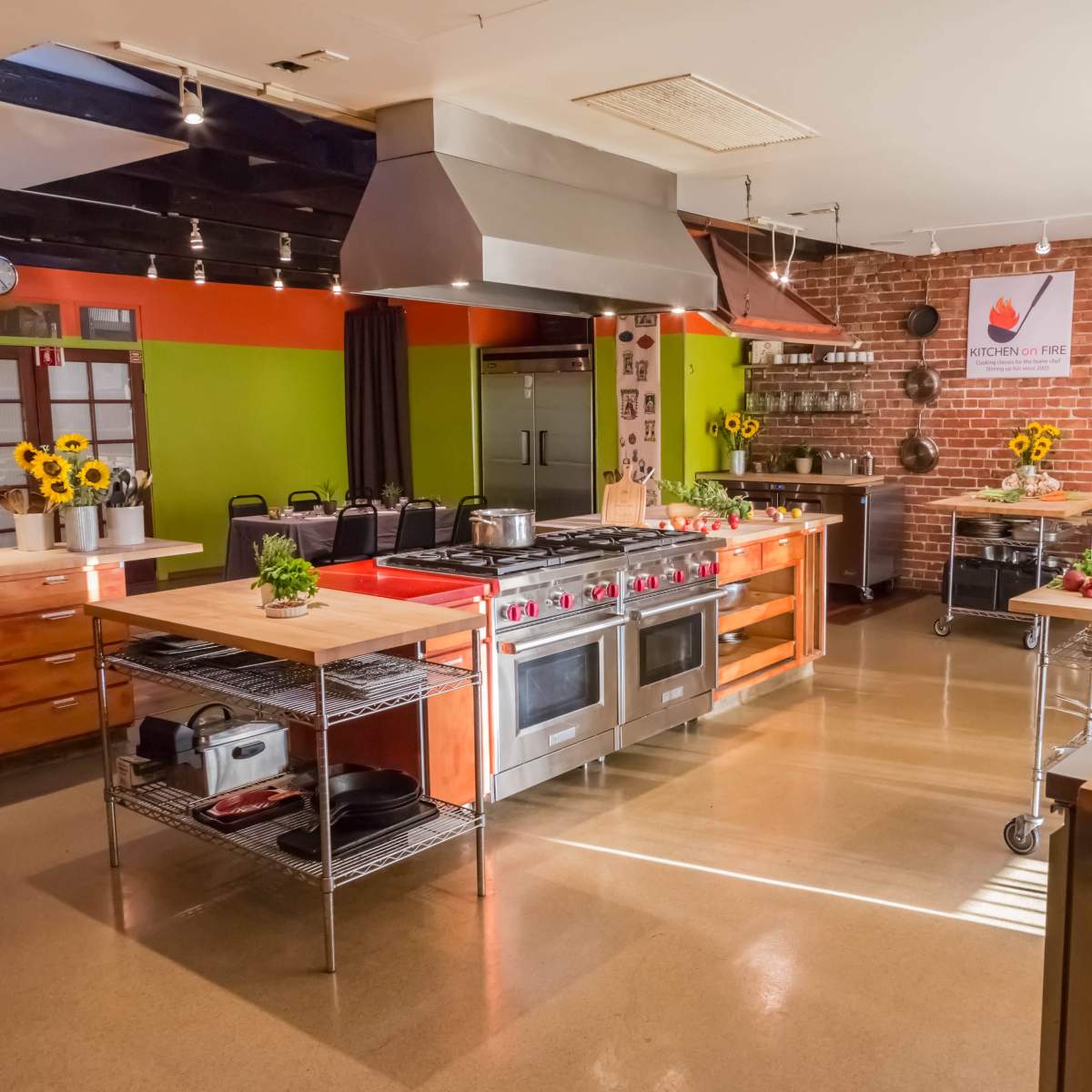 Kitchen On Fire - Berkeley Kitchen | Event Venue with Beautiful ...