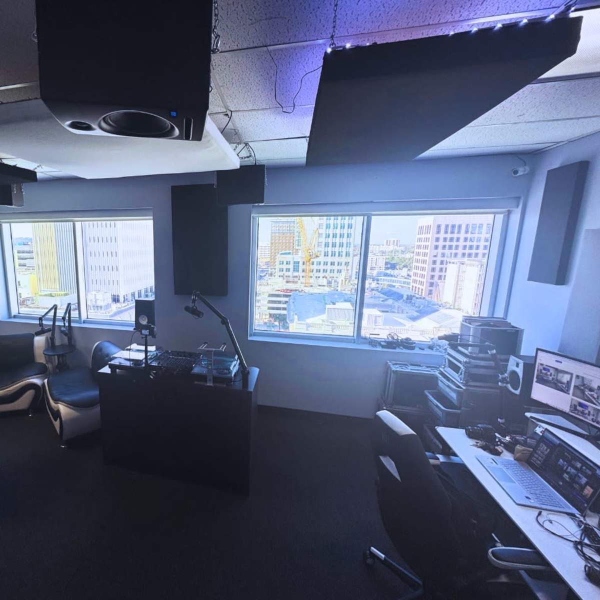 Downtown Tampa Top Floor Recording Studio with view in Tampa Image in Downtown, Tampa, FL
