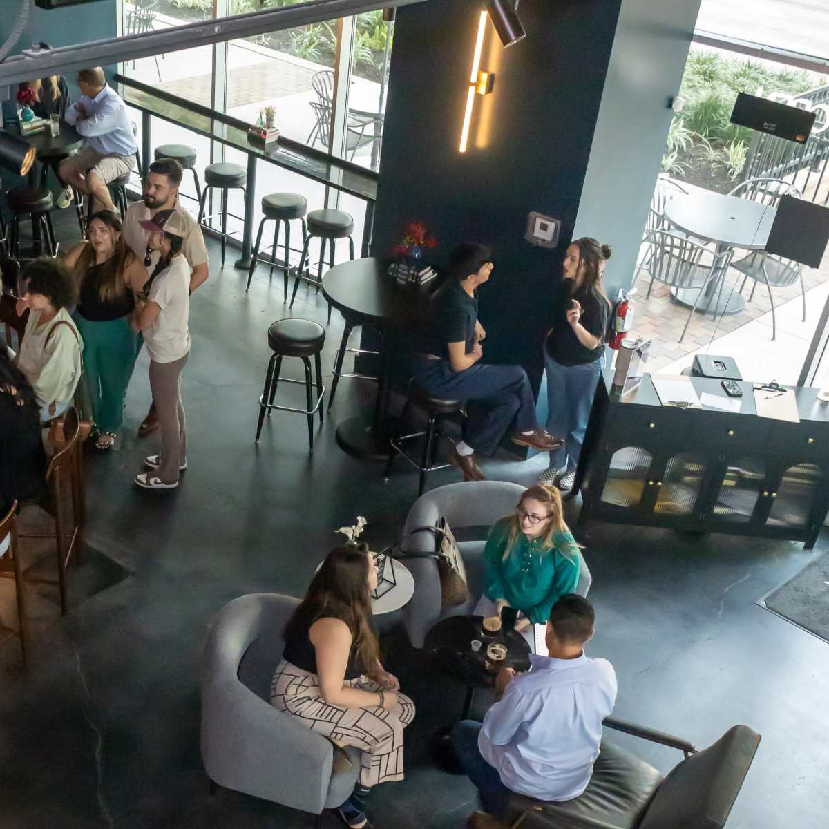 Brand New River Oaks Two Story Cocktail Lounge With Full Bar and Catering Kitchen in Houston Image in Afton Oaks / River Oaks Area, Houston, TX