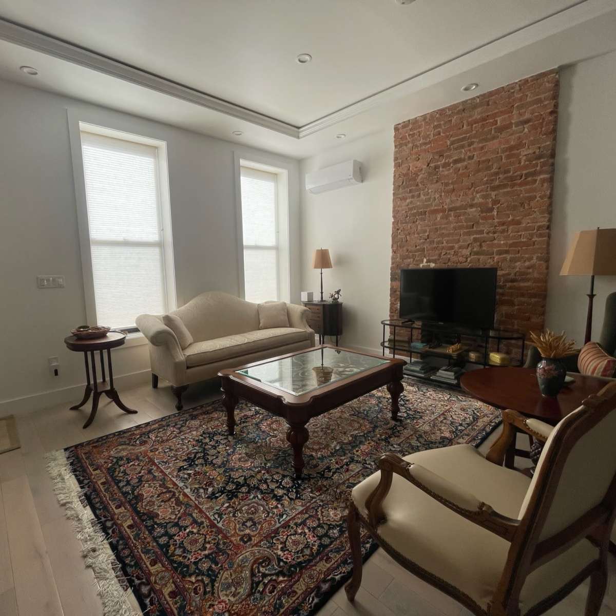 Photo inspiration: Townhouses With Extremely High Ceilings Reference: Modern Sunny Light Filled Brooklyn Townhouse With Brick Details And