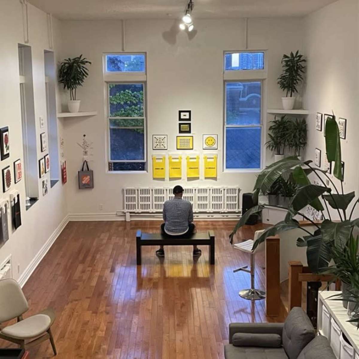 Urban Loft Sanctuary with Tall Windows in Toronto Image in Parkdale, Toronto, ON