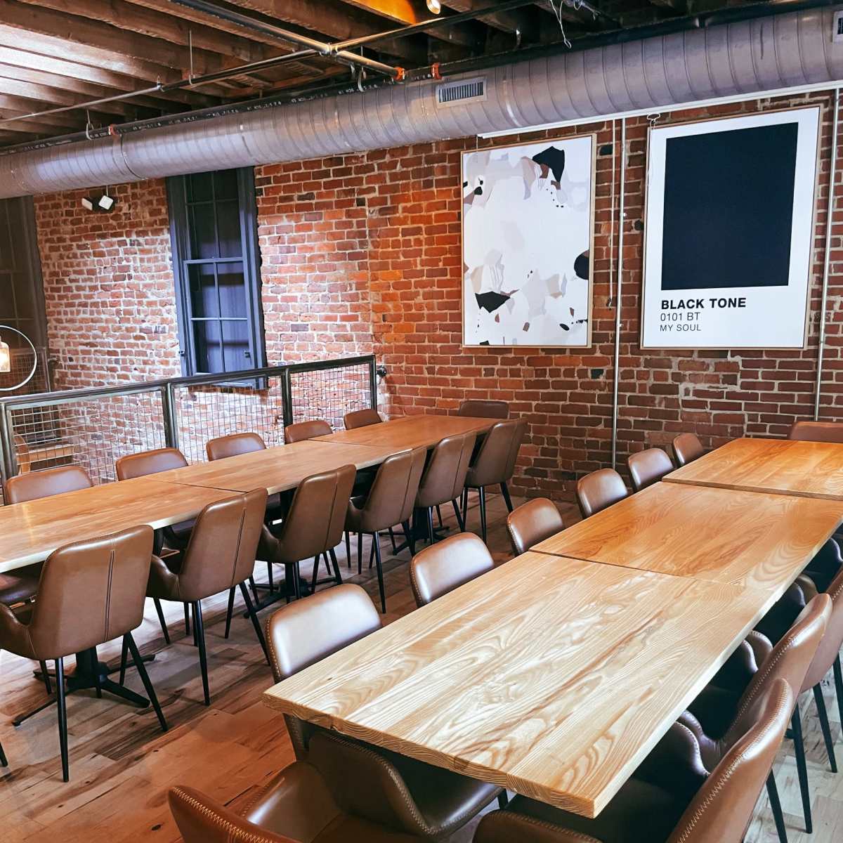 Loft Style Industrial-Chic Dining Space in Charlotte Image in Charlotte center city, Charlotte, NC