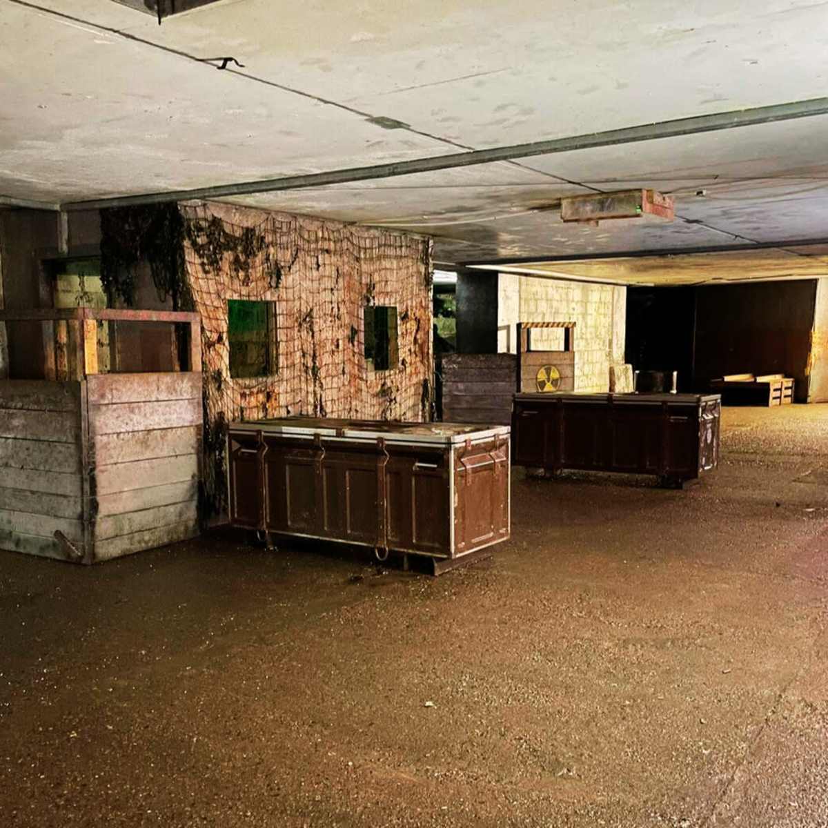 Underground bunker themed warehouse, London Production Peerspace