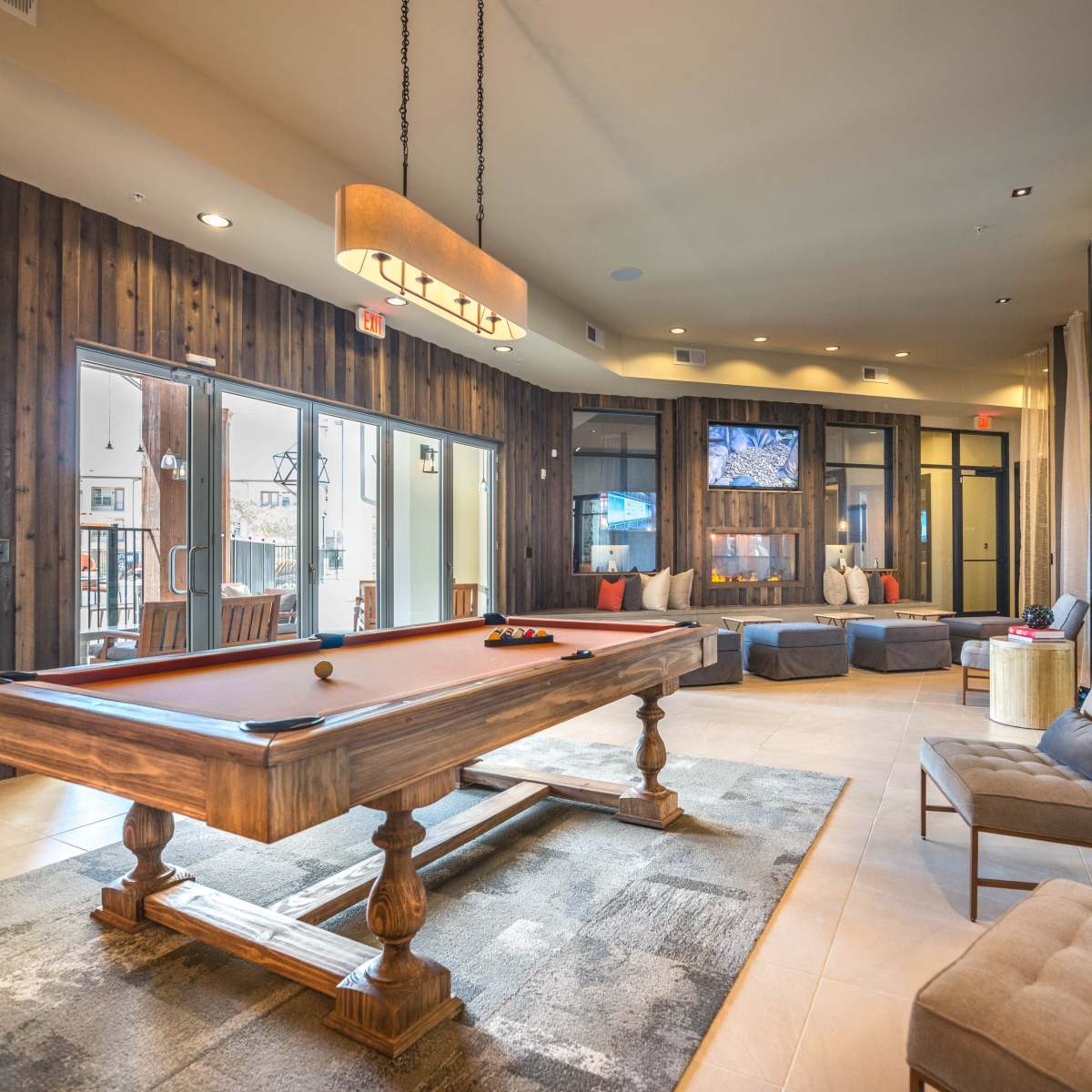 Contemporary Lounge with Kitchenette in Flower Mound Image in Flower Mound, Flower Mound, TX