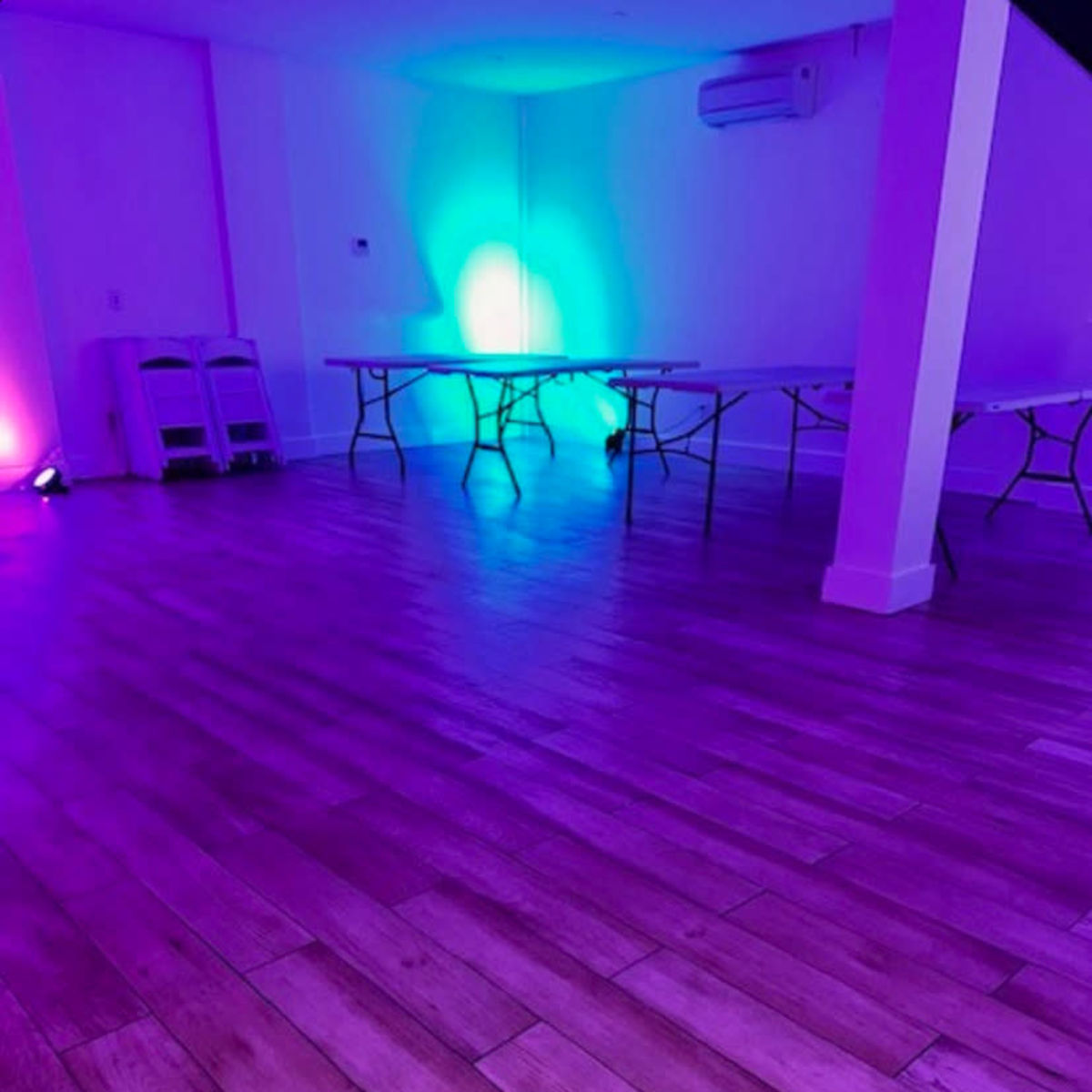 Modern duplex store front event venue with amazing light, Brooklyn, NY