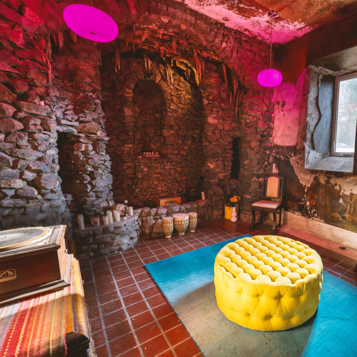 Indoor Grotto with all Original Stone and Murals in Munhall Image in Munhall, Munhall, PA