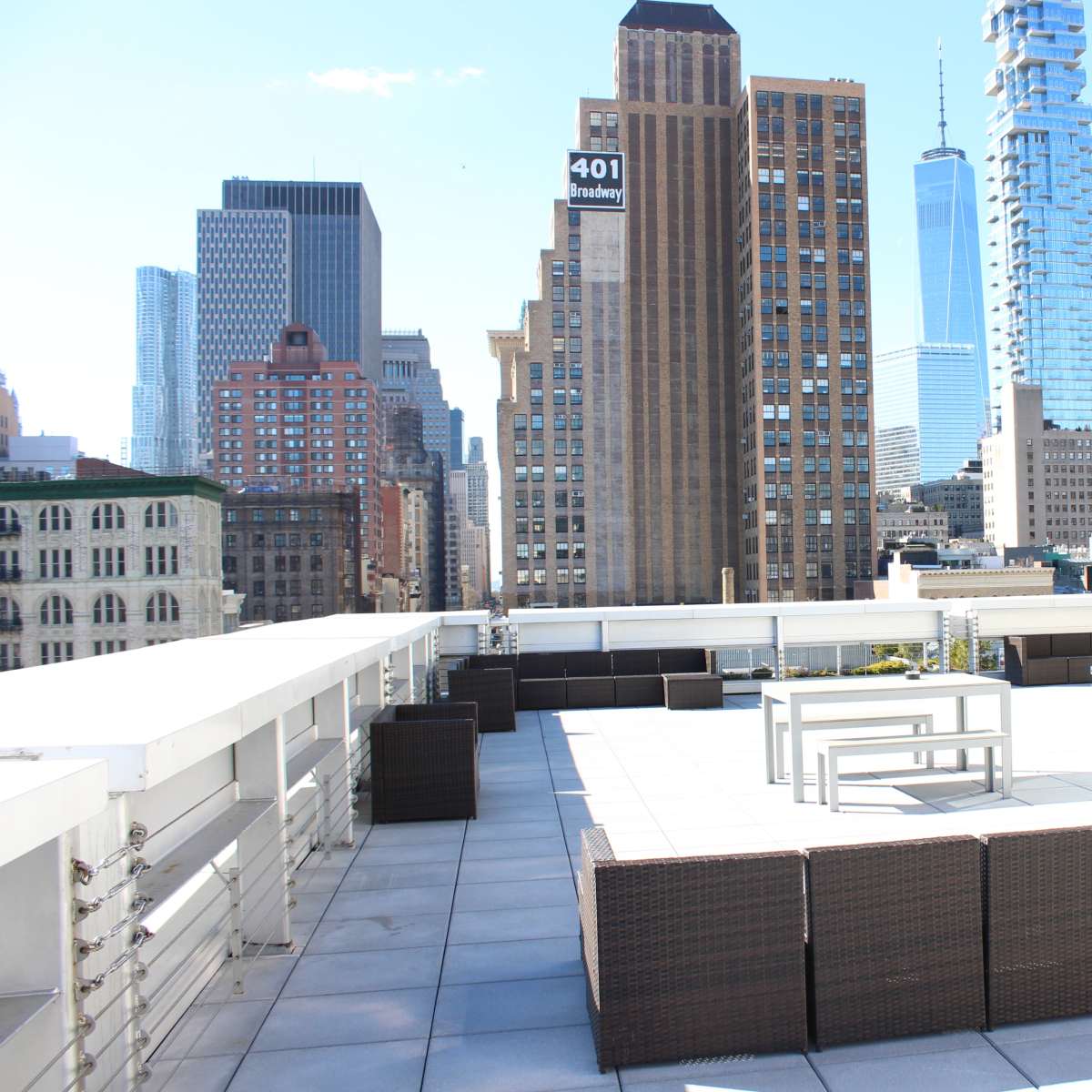 Picturesque Rooftop and Penthouse with 360° views of Manhattan Skyline ...