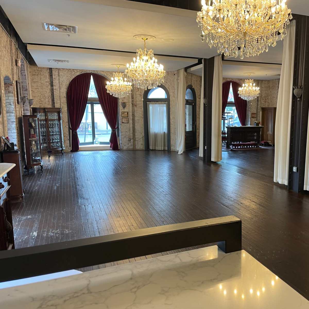 Romantic Restaurant with Sparkling Chandeliers in Philadelphia Image in North Philadelphia, Philadelphia, PA