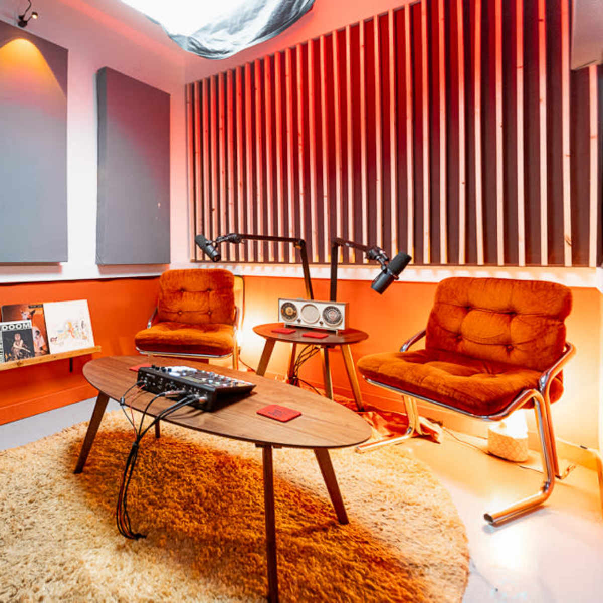 Music Row Podcast Studio and Vocal Room - The Hideout in Nashville Image in Edgehill, Nashville, TN