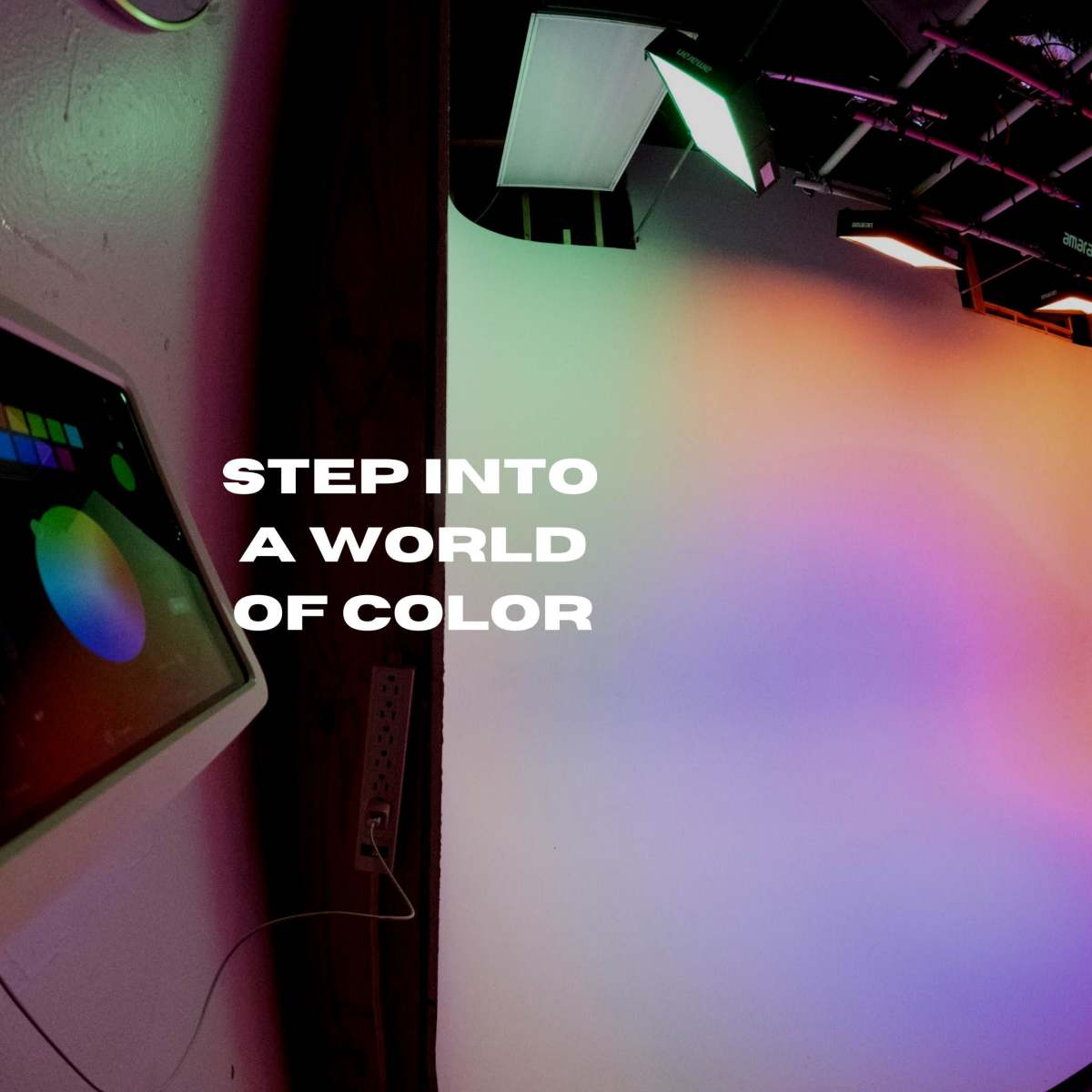 Pre-Lit Photo/Video Studio with Cyc Wall & RGB Lighting | Central Austin in Austin Texas Image in Highland, Austin Texas, TX
