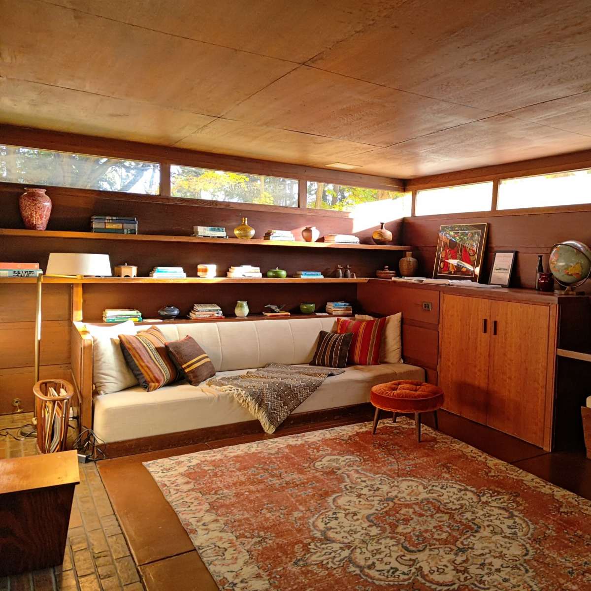 Frank Lloyd Wright's Goetsch–Winckler House in Okemos Image in Meridian Township, Okemos, MI