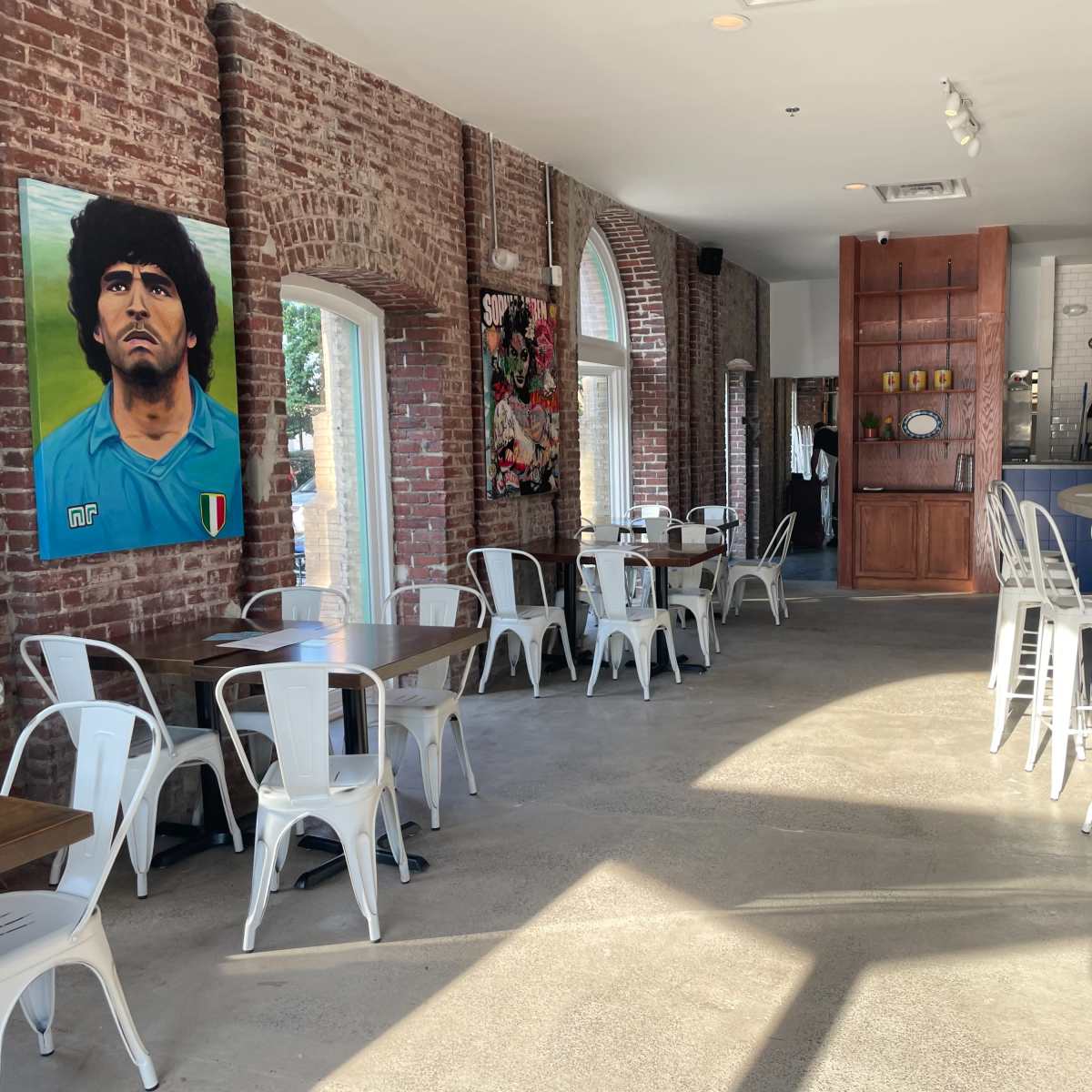 Bright & Lively Pizzeria with Large Circular Bar in Philadelphia Image in North Philadelphia, Philadelphia, PA