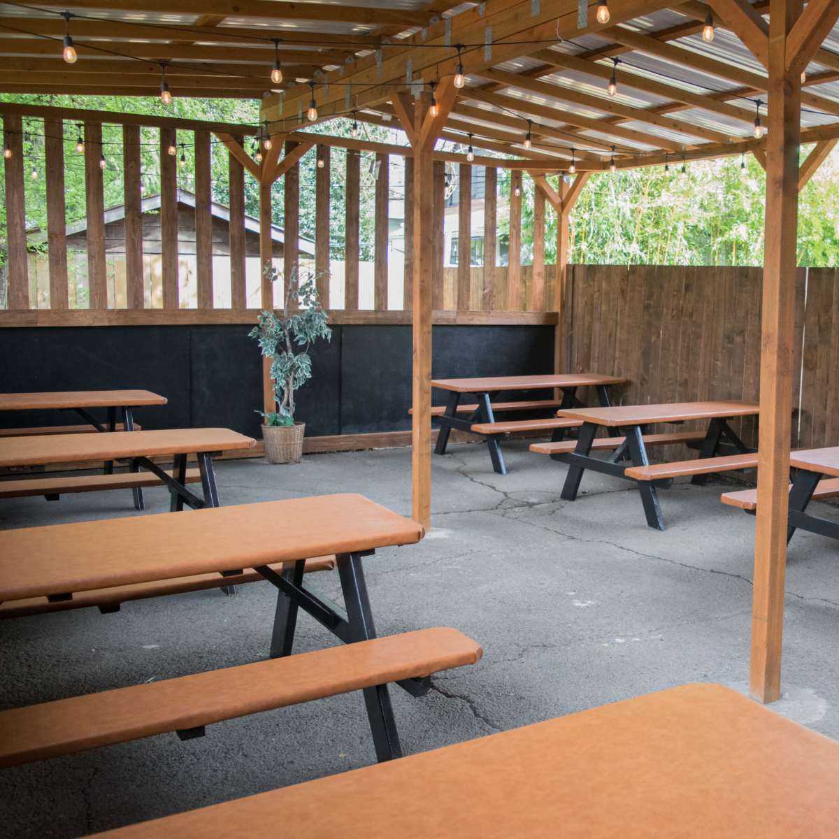 Covered Private Back Patio Alberta Arts District in Portland Image in Northeast Portland, Portland, OR