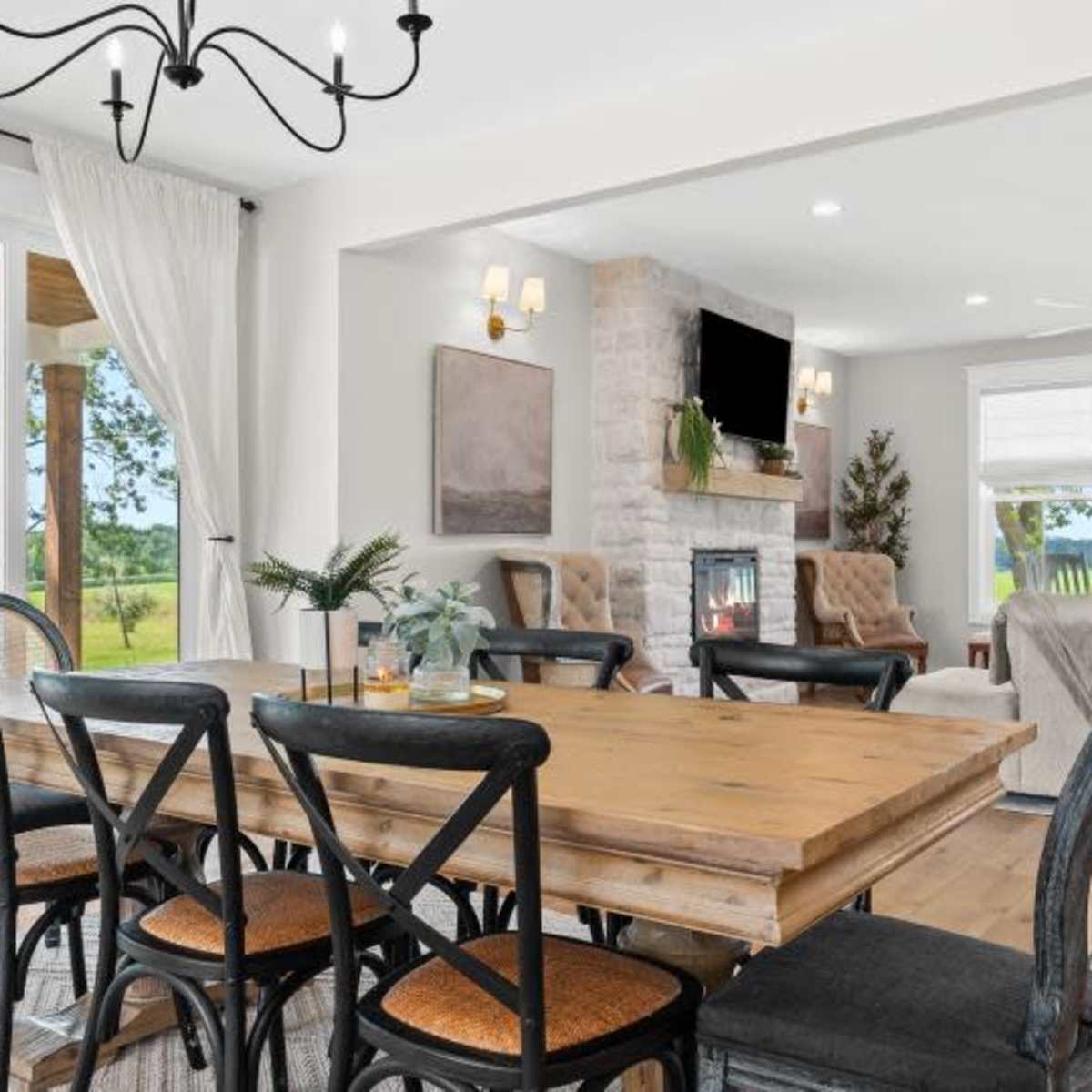 Brand new beautiful farmhouse on land in Fenton Image in Deerfield Township, Fenton, MI