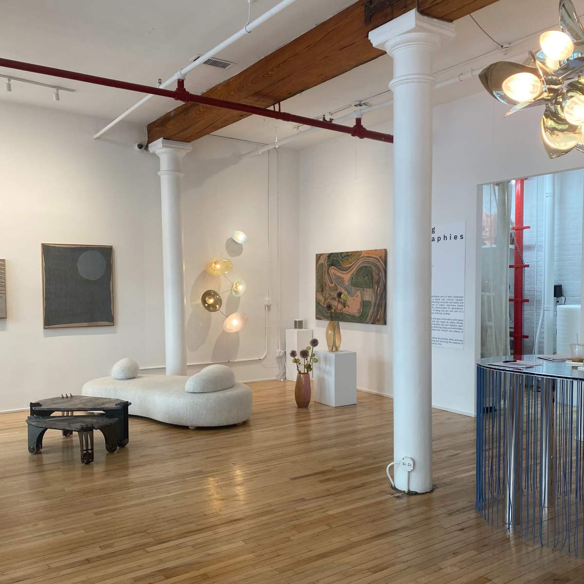 Tribeca Design Gallery with large windows and beautiful light, New York