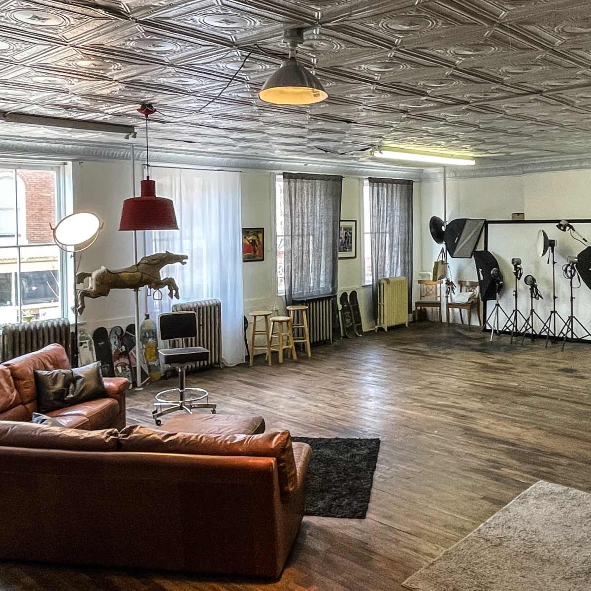 Downtown Loft with lots of ambient light, Winchester, VA Production