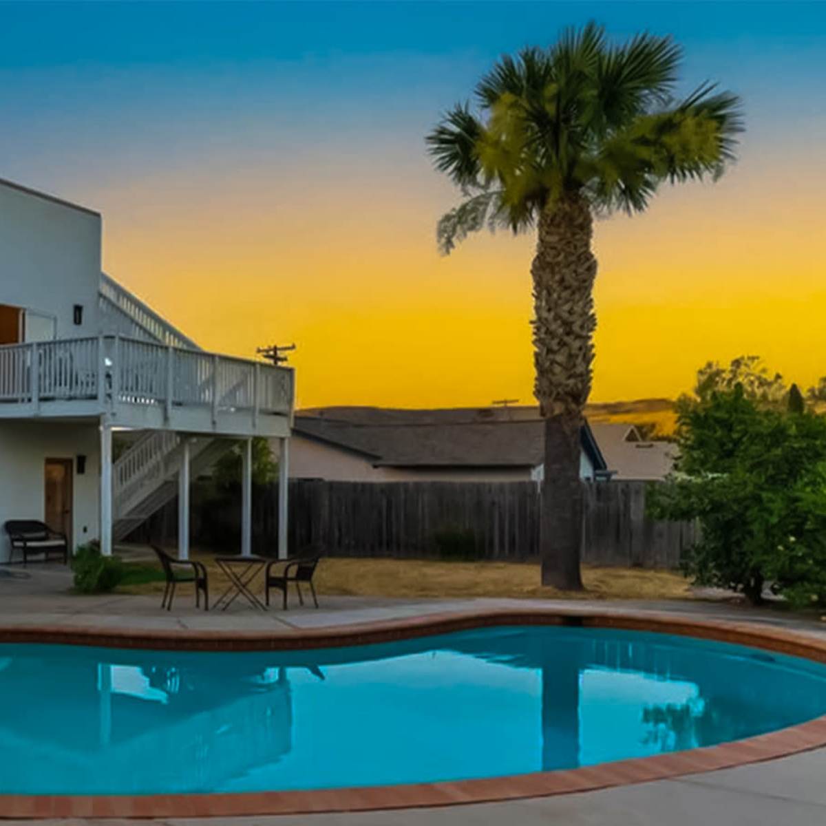 beautiful area roof tops sunset in Poway Image in Poway, Poway, CA