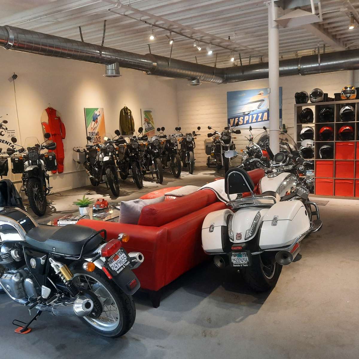 Palm Springs area motorcycle rental shop with loft, Palm Desert, CA ...