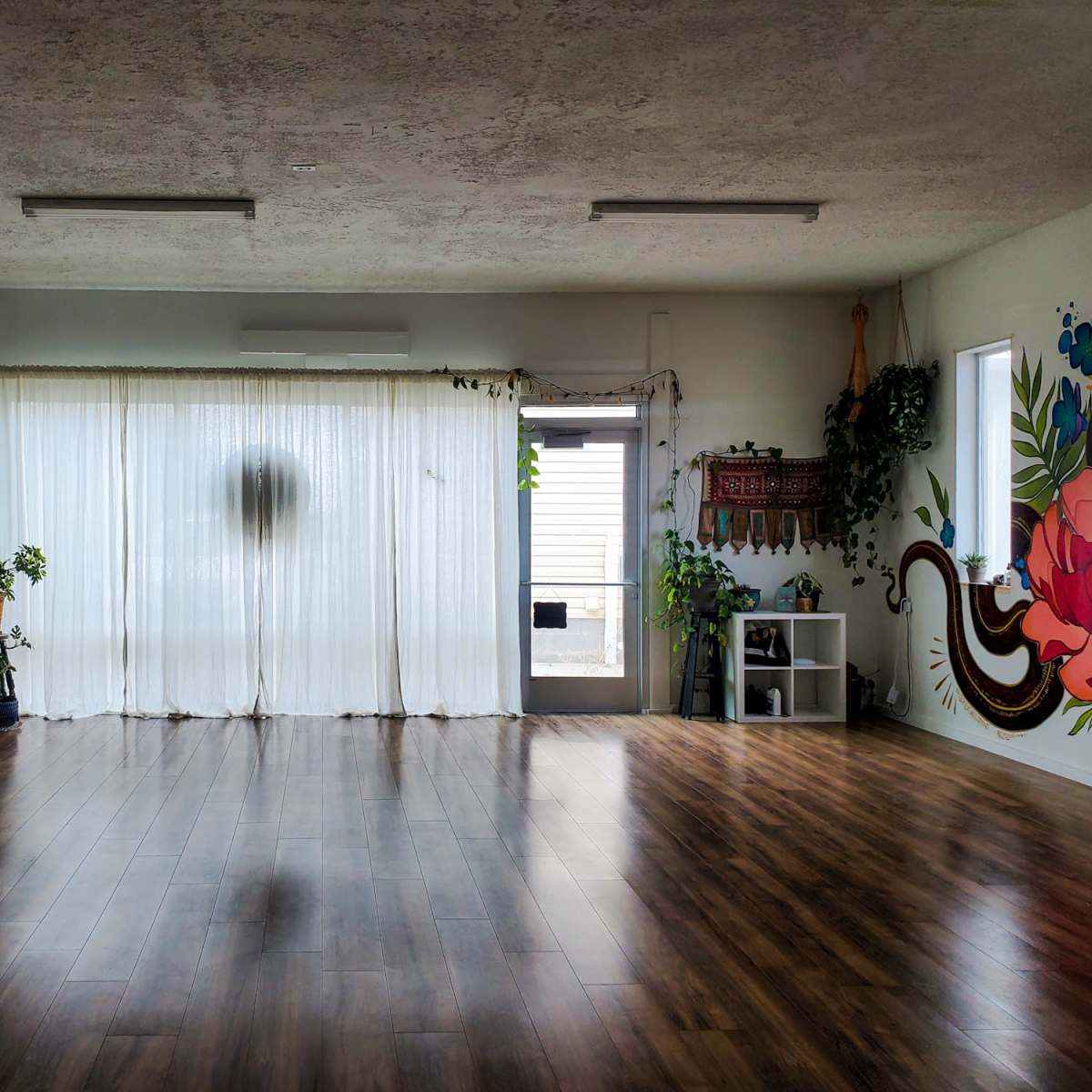 Illustration of Private Dance Studio In Luxury Apartment Complex