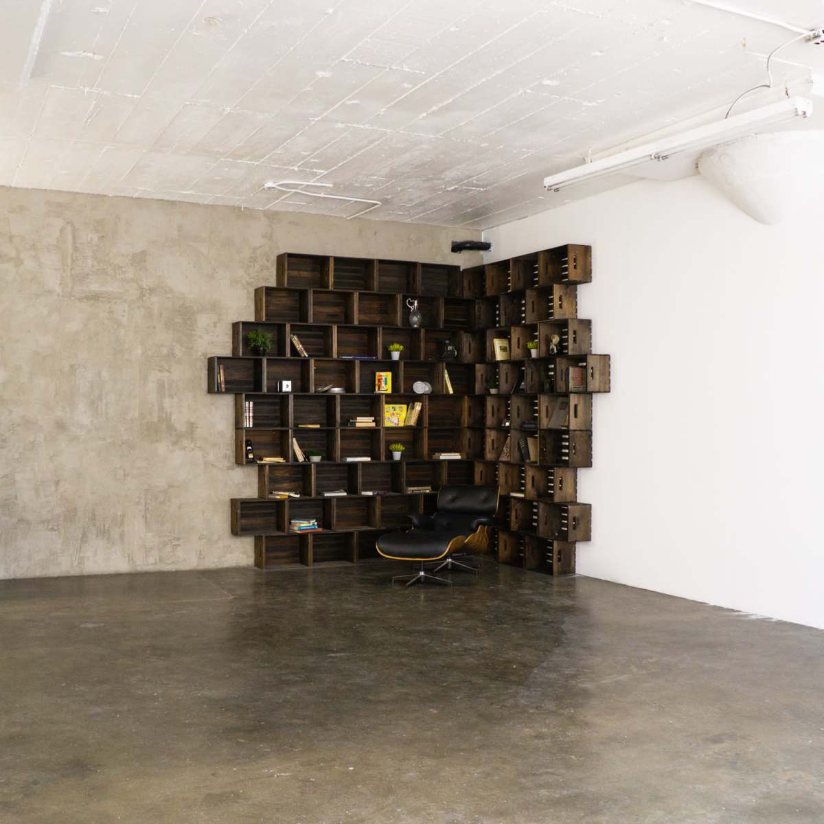 Large Downtown Loft with library shelves, Soft Daylight and North & West Facing windows - Studio D in Los Angeles Image in Central LA, Los Angeles, CA