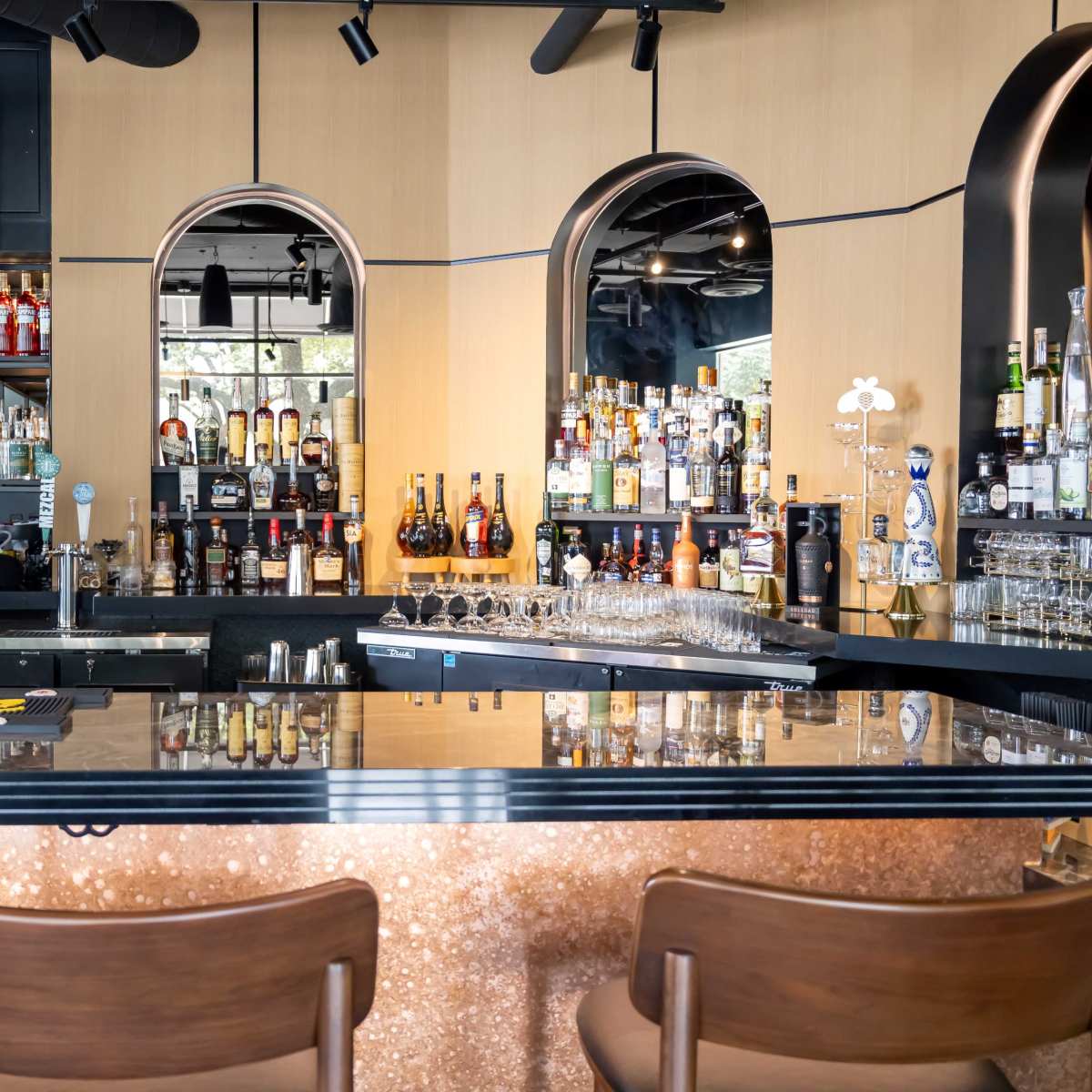 Brand New River Oaks Two Story Cocktail Lounge With Full Bar and Catering Kitchen in Houston Image in Afton Oaks / River Oaks Area, Houston, TX
