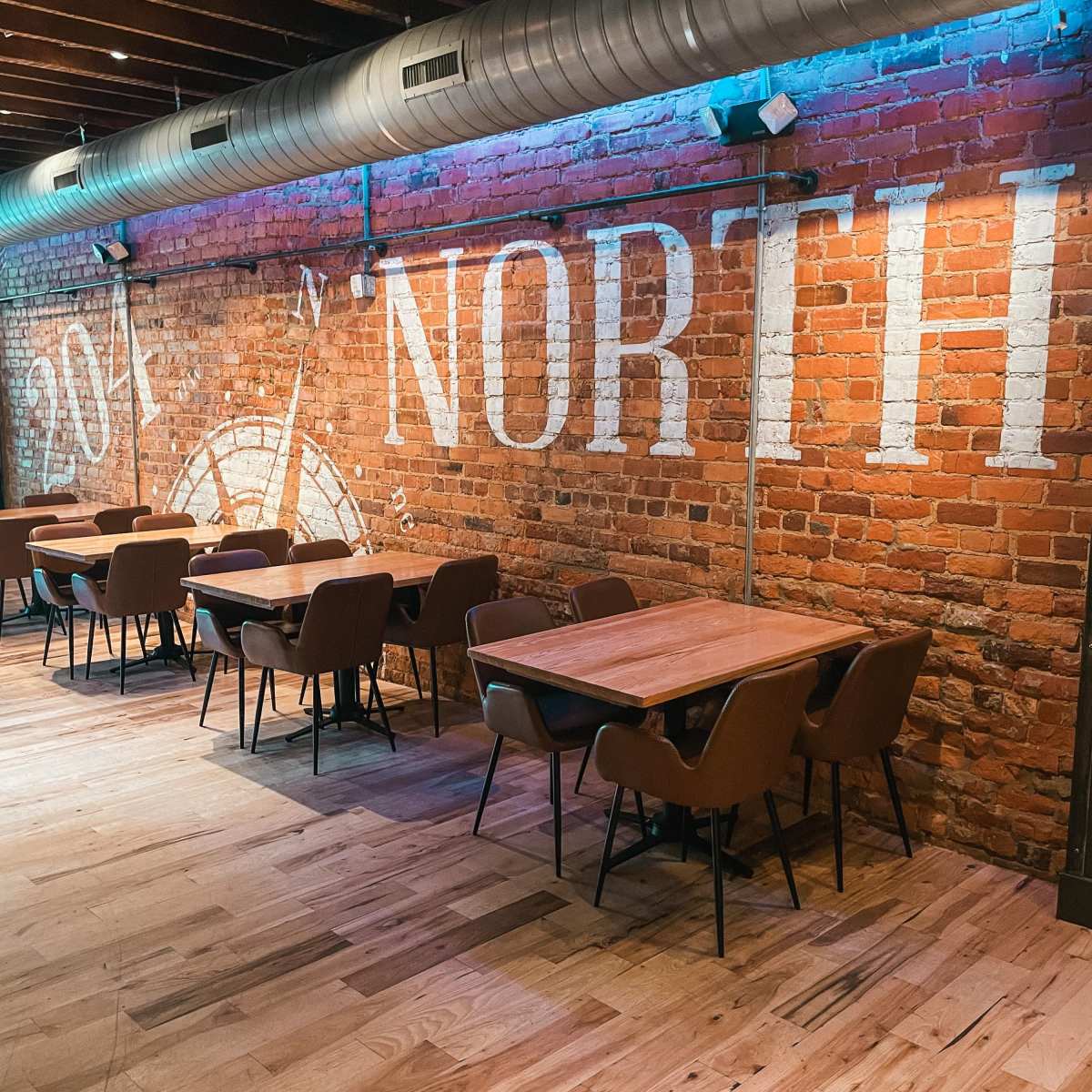 Loft Style Industrial-Chic Dining Space in Charlotte Image in Charlotte center city, Charlotte, NC
