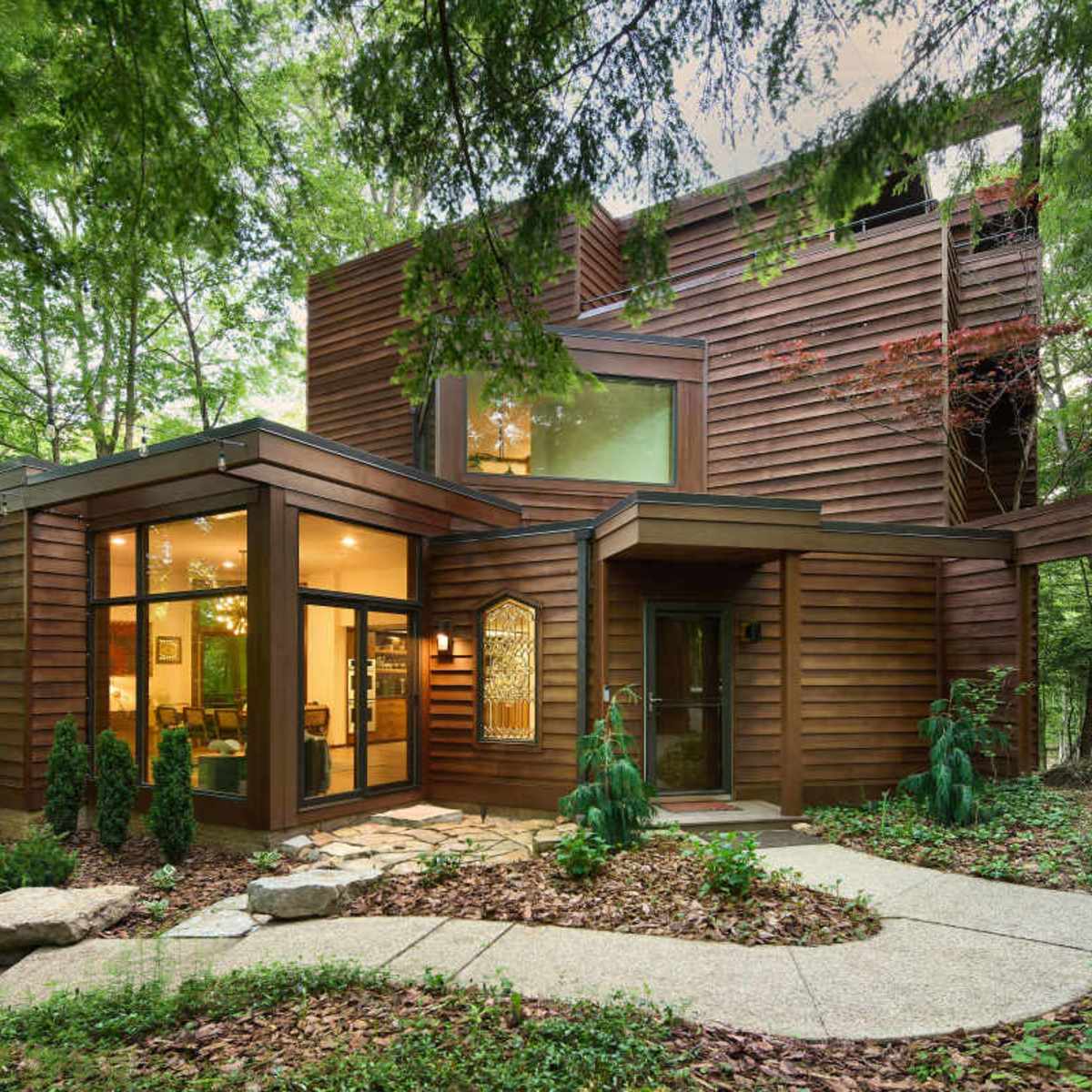 Award Winning MidCentury Architectural Home on 7 Acres of Nature in