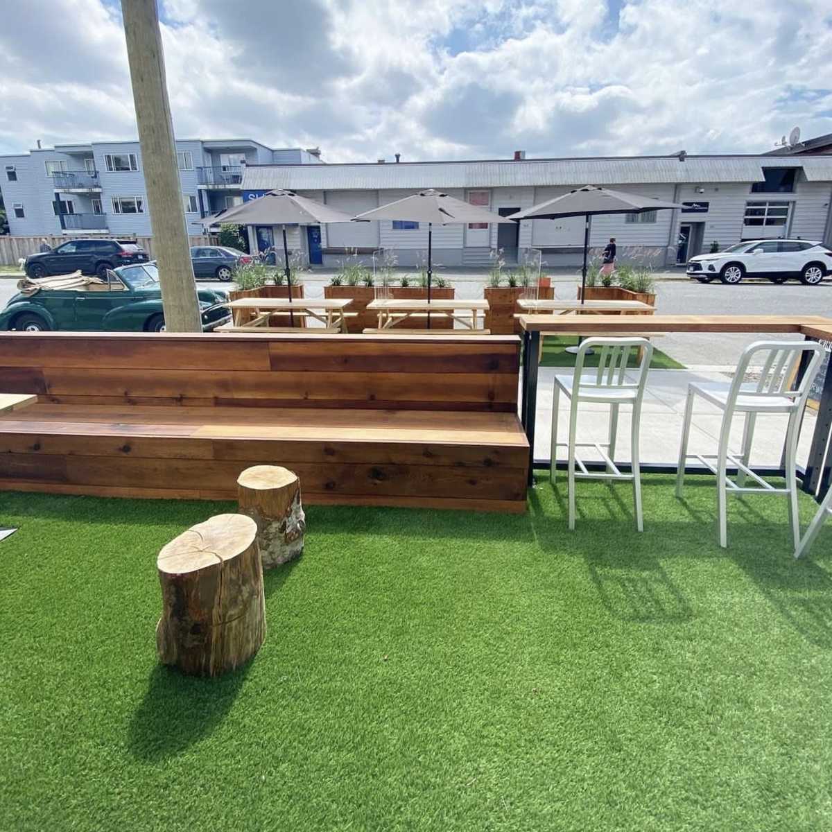 An upscale, Scandinavian-styled brewery with two floors, an abundance ...