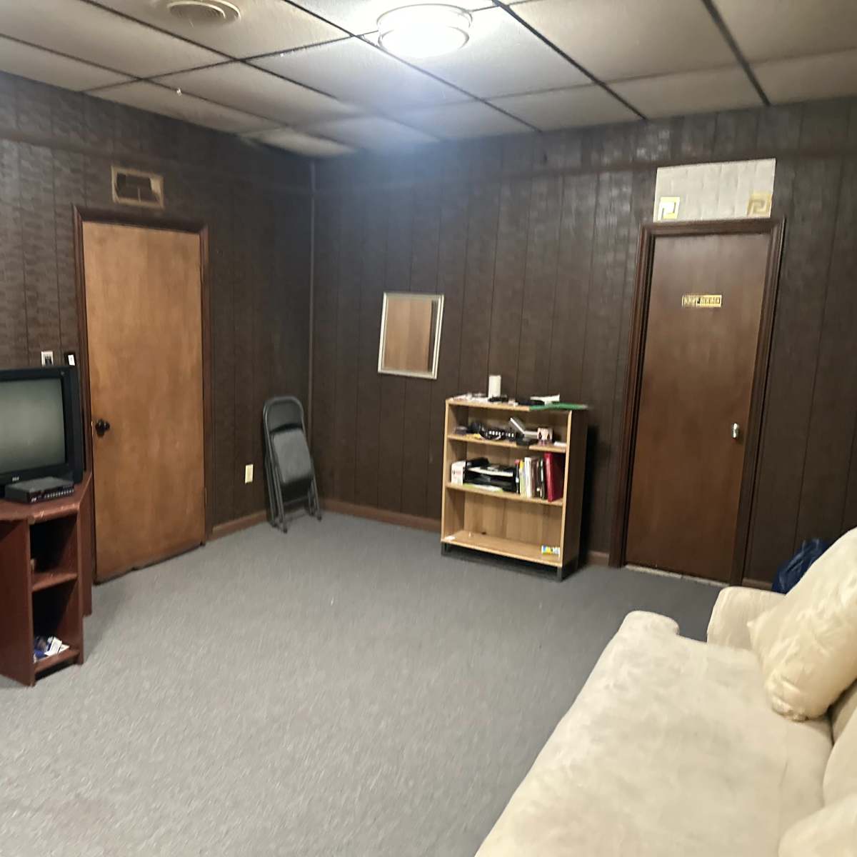Urban Basement Coworking space filled Reception desk and private office suites in College Park Image in , College Park, GA