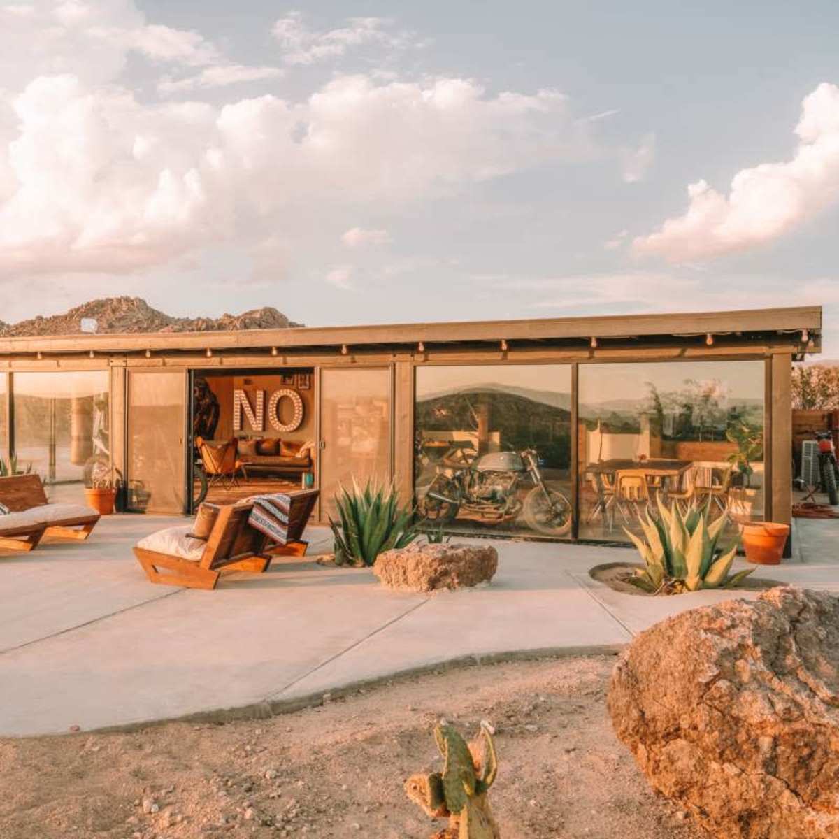 Glass House at Nxwhere California in Twentynine Palms Image in Wonder Valley, Twentynine Palms, CA
