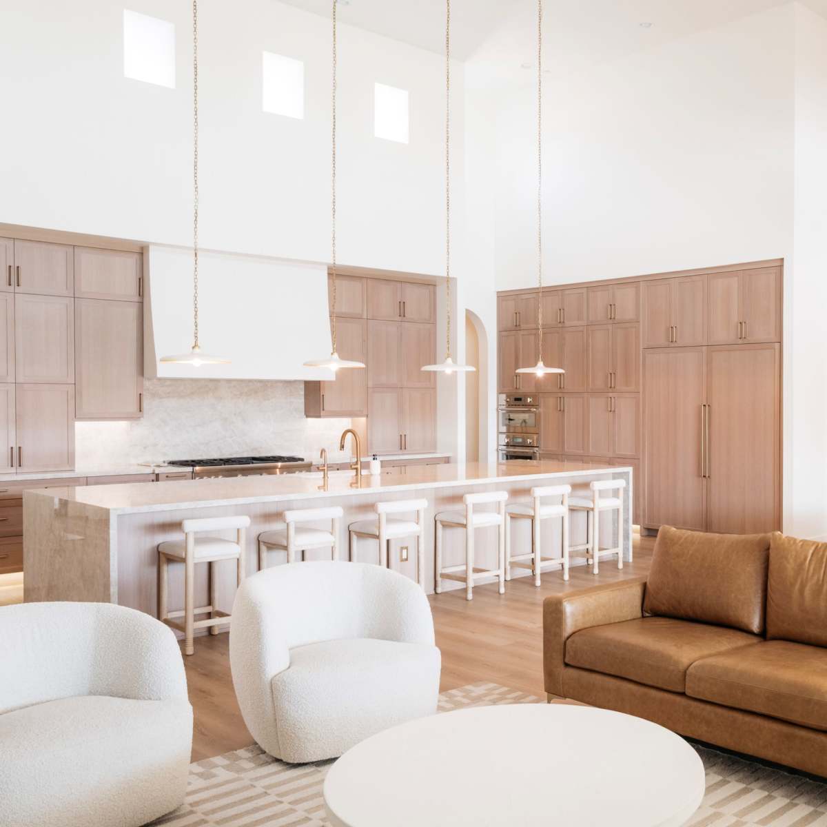 Spanish Modern Home w/ Warm Finishes, Mountain Views & Natural Light in Buckeye Image in Verrado, Buckeye, AZ