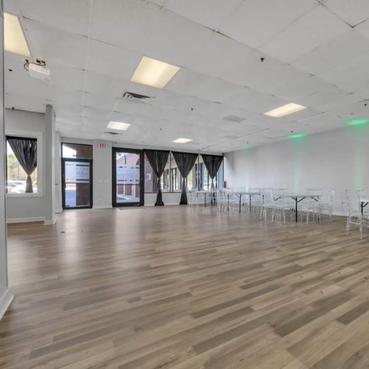 Open concept event space/hall only one minute from major highway ...