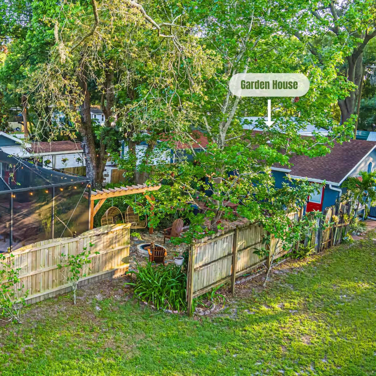 2 Homes ~ Bungalow & Garden House on ½ acre ~ Pool in Tampa Image in Northwest Tampa, Tampa, FL