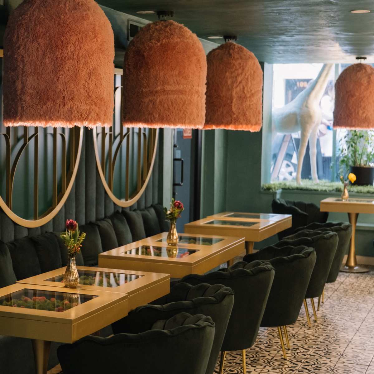 Charming Floral Cafe in Midtown Manhattan in Manhattan Image in Midtown Manhattan, Manhattan, NY