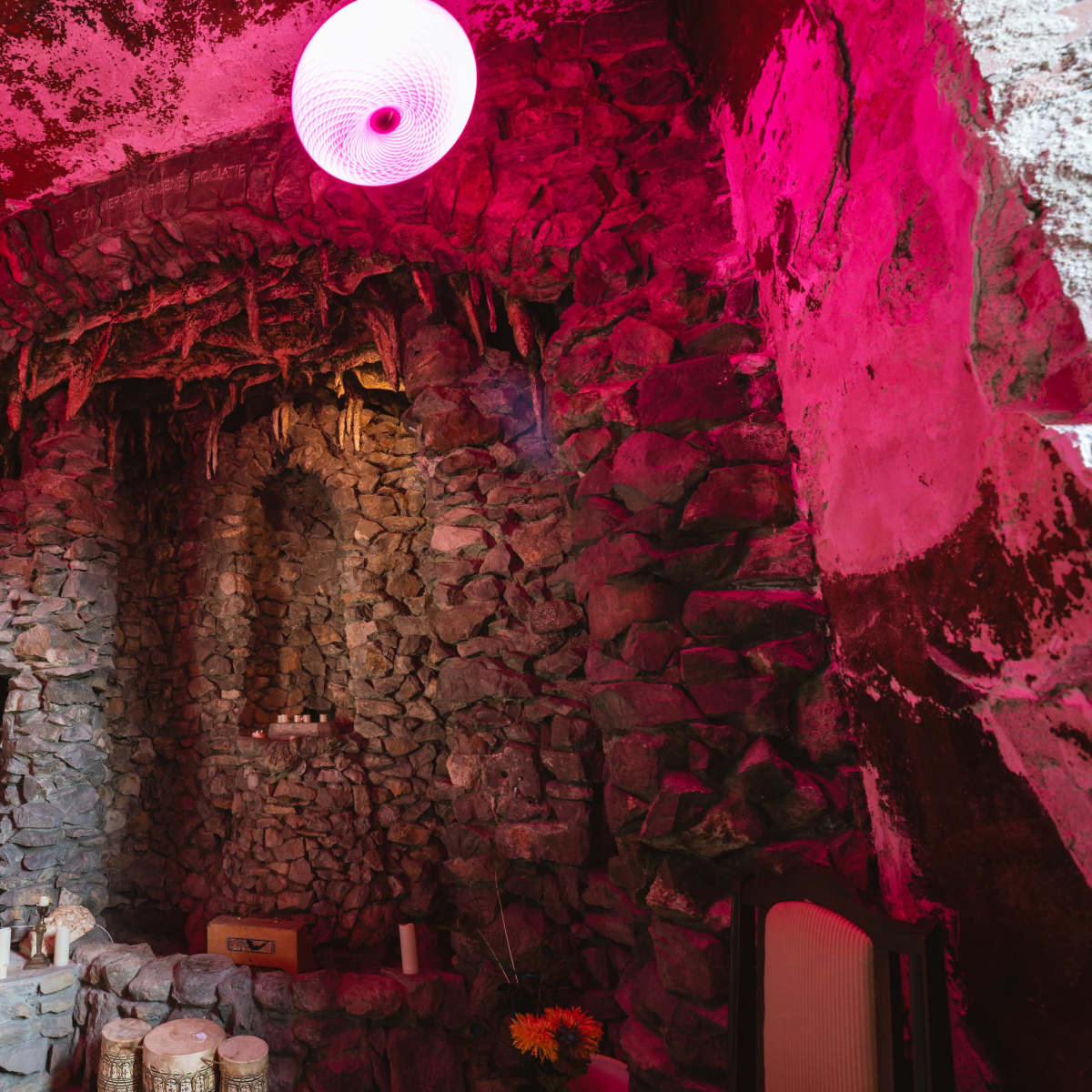 Indoor Grotto with all Original Stone and Murals in Munhall Image in Munhall, Munhall, PA