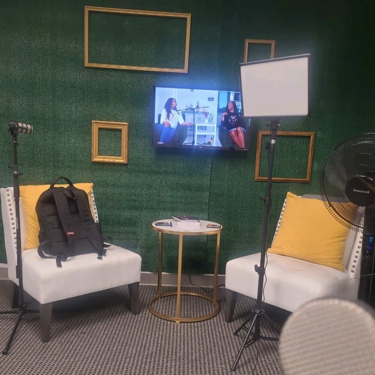 Office Space perfect for your next Podcast in Houston Image in Shady Acres, Houston, TX