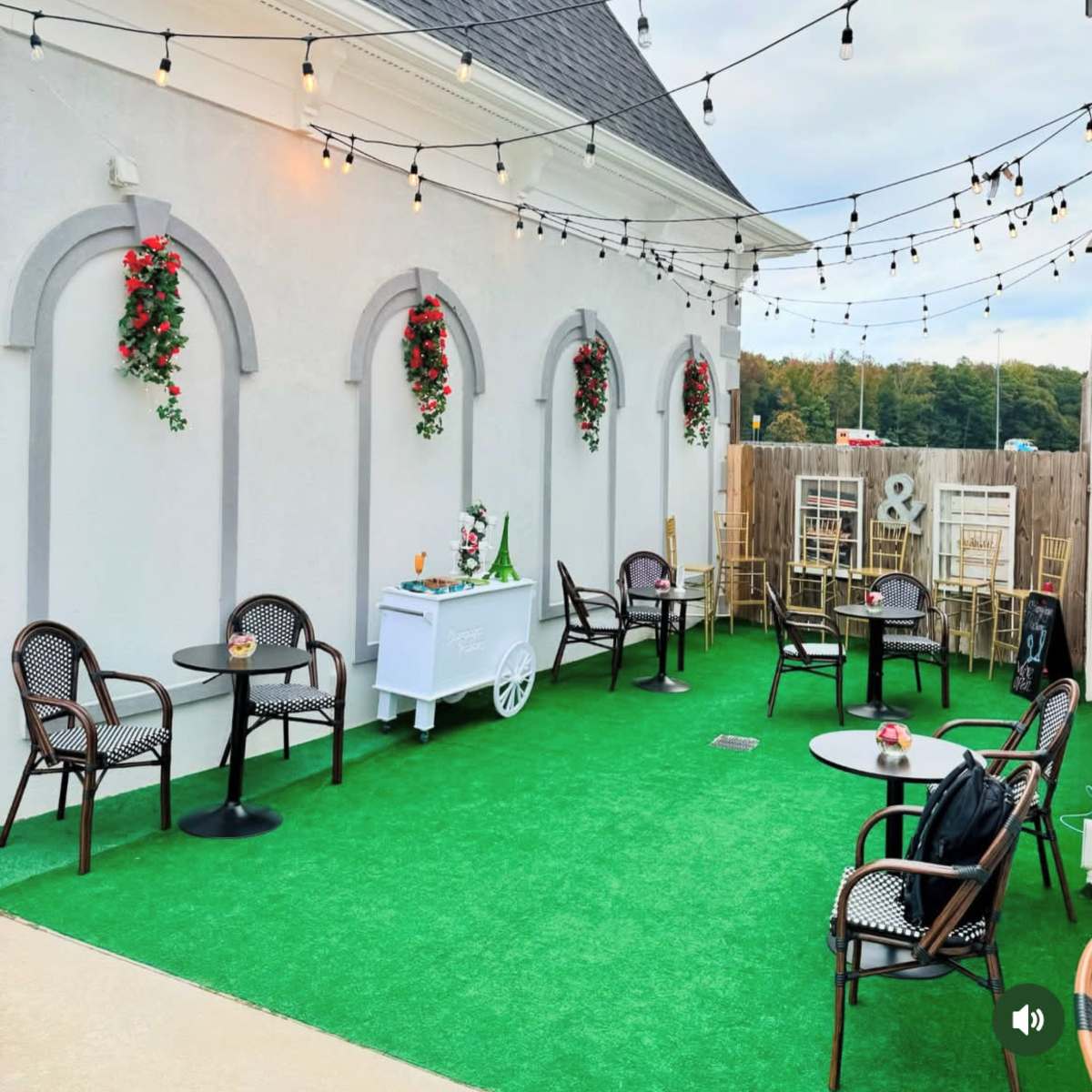 Elevated Elegance: A Champagne Bar with Patio in Morrow Image in Morrow, Morrow, GA