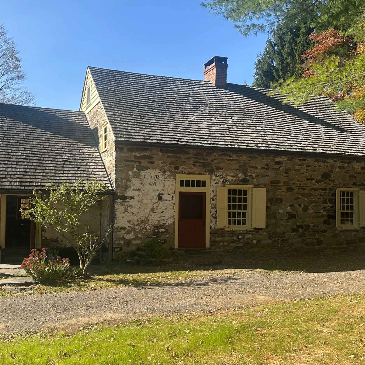 Original stone house with 60 acres of rolling hills and wild fields and ...