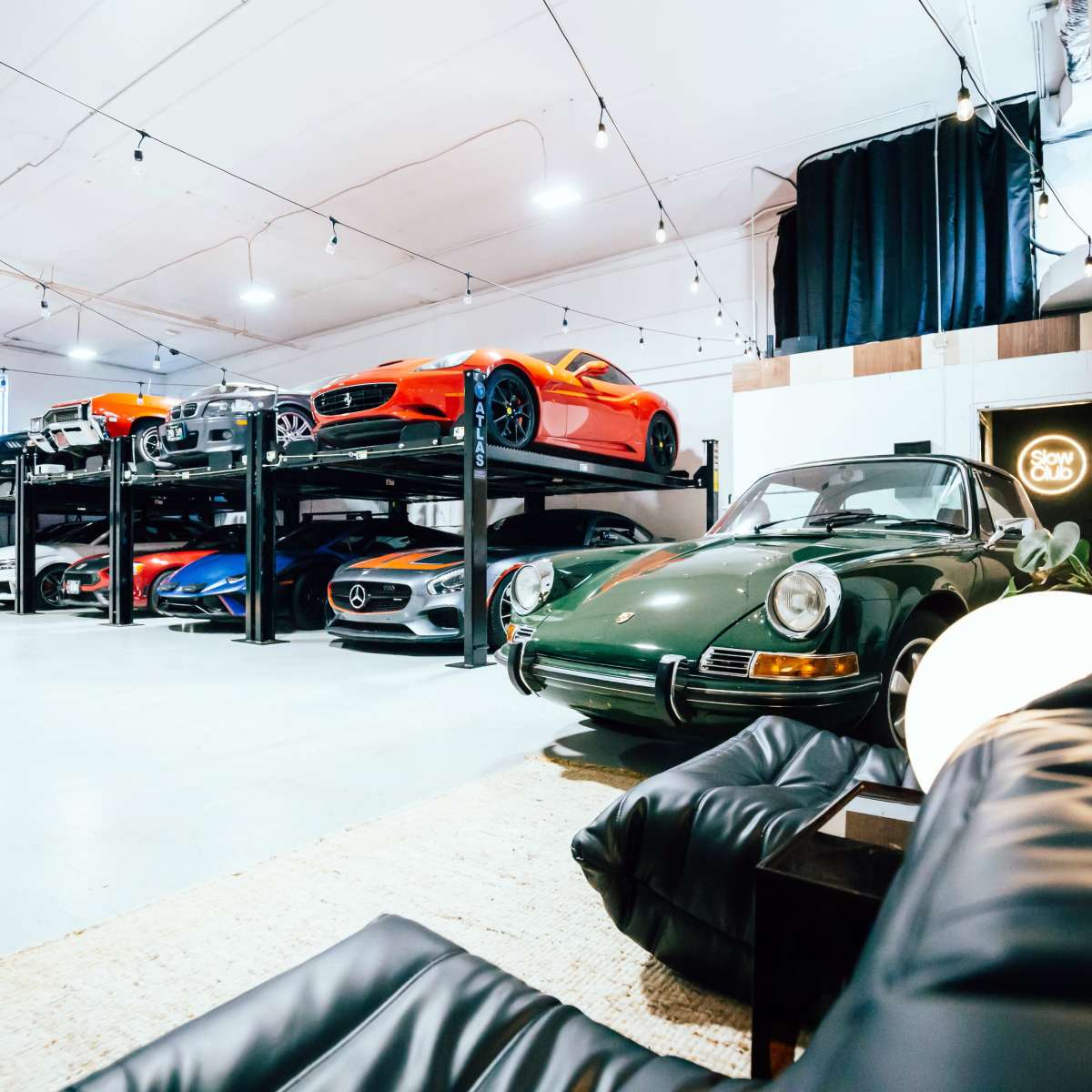 Modern Industrial Auto Showroom and Lounge in Minneapolis Image in Edina, Minneapolis, MN