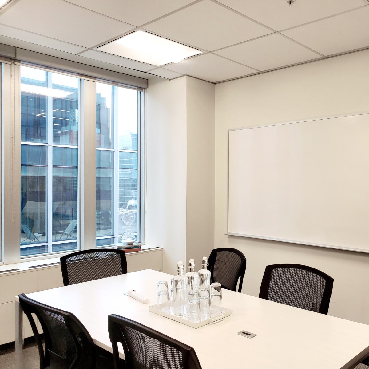 6 Person Boardroom with Natural Light in Toronto Image in Yonge-Bay Corridor, Toronto, ON