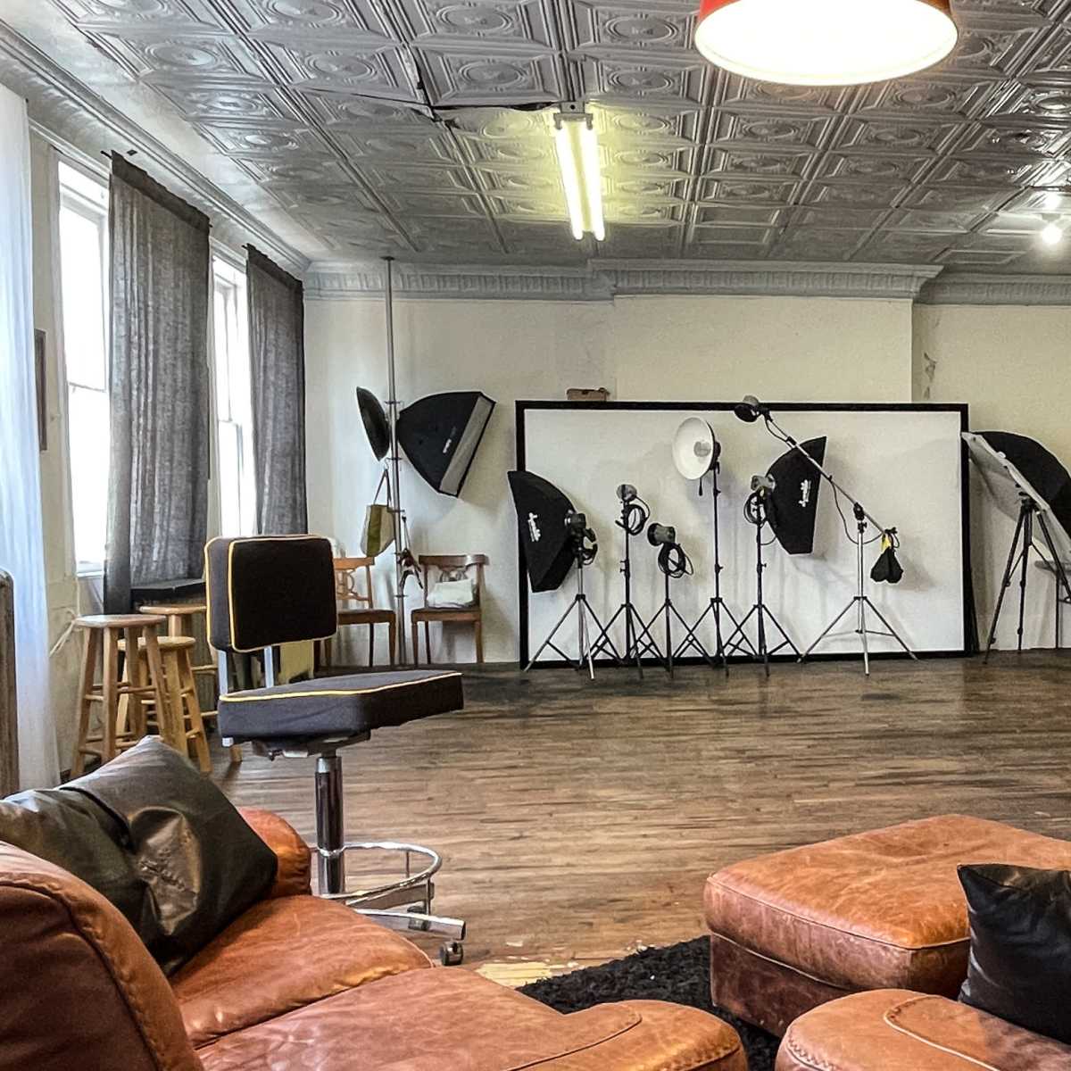 Downtown Loft with lots of ambient light, Winchester, VA Production