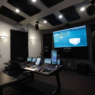 Dolby Atmos Mix Room with Avid S6, 7.1.4 Genelec monitoring and ...