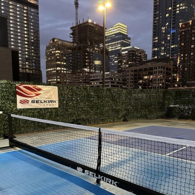 Downtown Rooftop Pickleball Courts Austin TX Event Peerspace