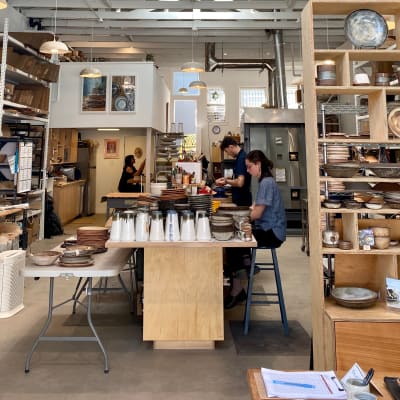 Beautiful Hayes Valley Production Pottery Studio & Showroom - open-air back  patio, well lit interior / skylights , exposed beam ceilings, San  Francisco, CA, Event