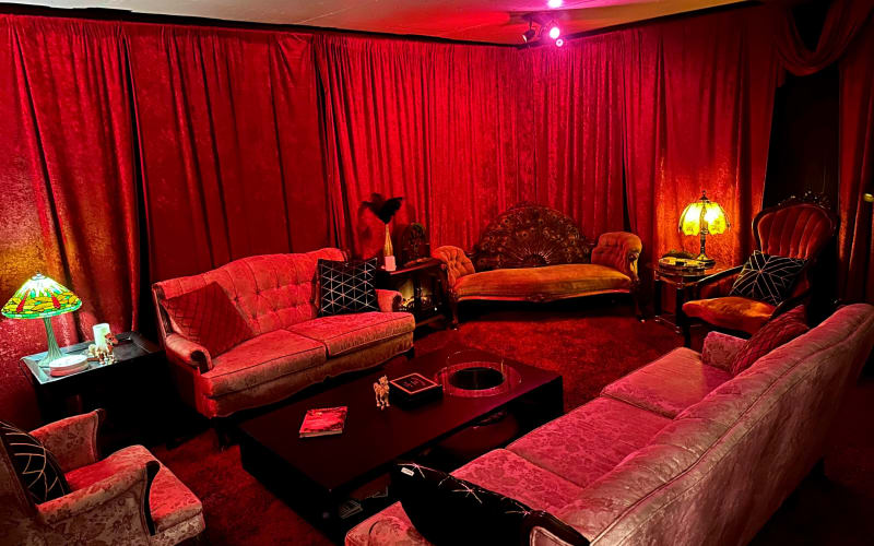 Speakeasy Basement Complete with Vintage Furniture, Mesa, AZ Production Peerspace