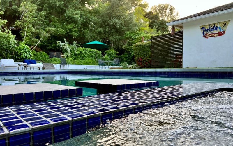 Huge Backyard with Oversized Pool, Lush Hillside, contemporary